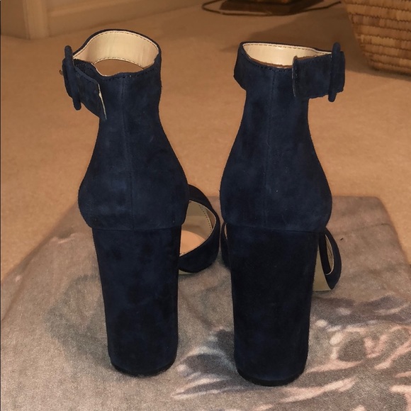 Navy Vince Camuto Heels - Picture 3 of 4